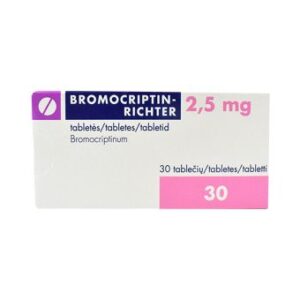 BROMOCRIPTIN-RICHTER 20 tabs 2.5 mg